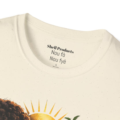 T-Shirt — "Chevem Se Identite'm" Afro-Caribbean Pride Graphic Tee