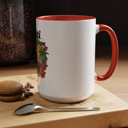 Ayiti Leve Kanpe Coffee Mug – Haitian Pride Accent Mug (11/15oz)