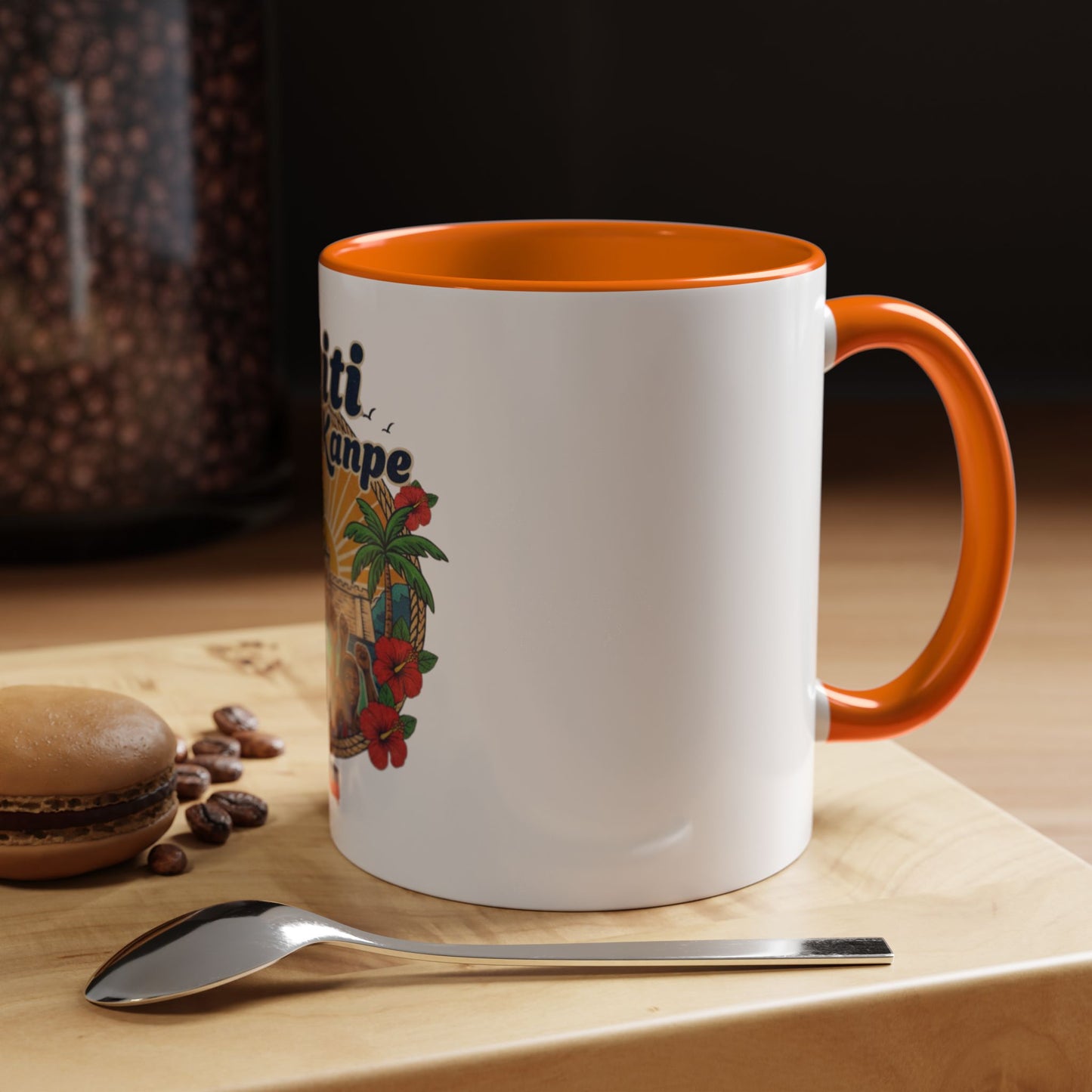 Ayiti Leve Kanpe Coffee Mug – Haitian Pride Accent Mug (11/15oz)