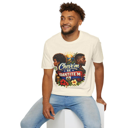 T-Shirt — "Chevem Se Identite'm" Afro-Caribbean Pride Graphic Tee