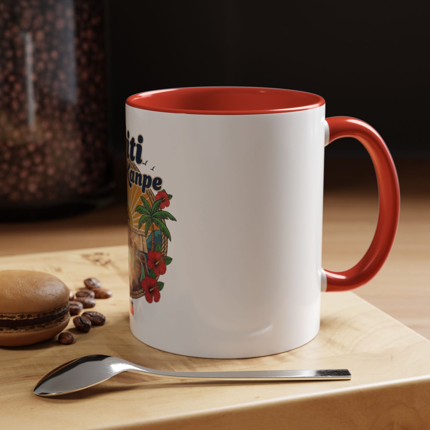 Ayiti Leve Kanpe Coffee Mug – Haitian Pride Accent Mug (11/15oz)