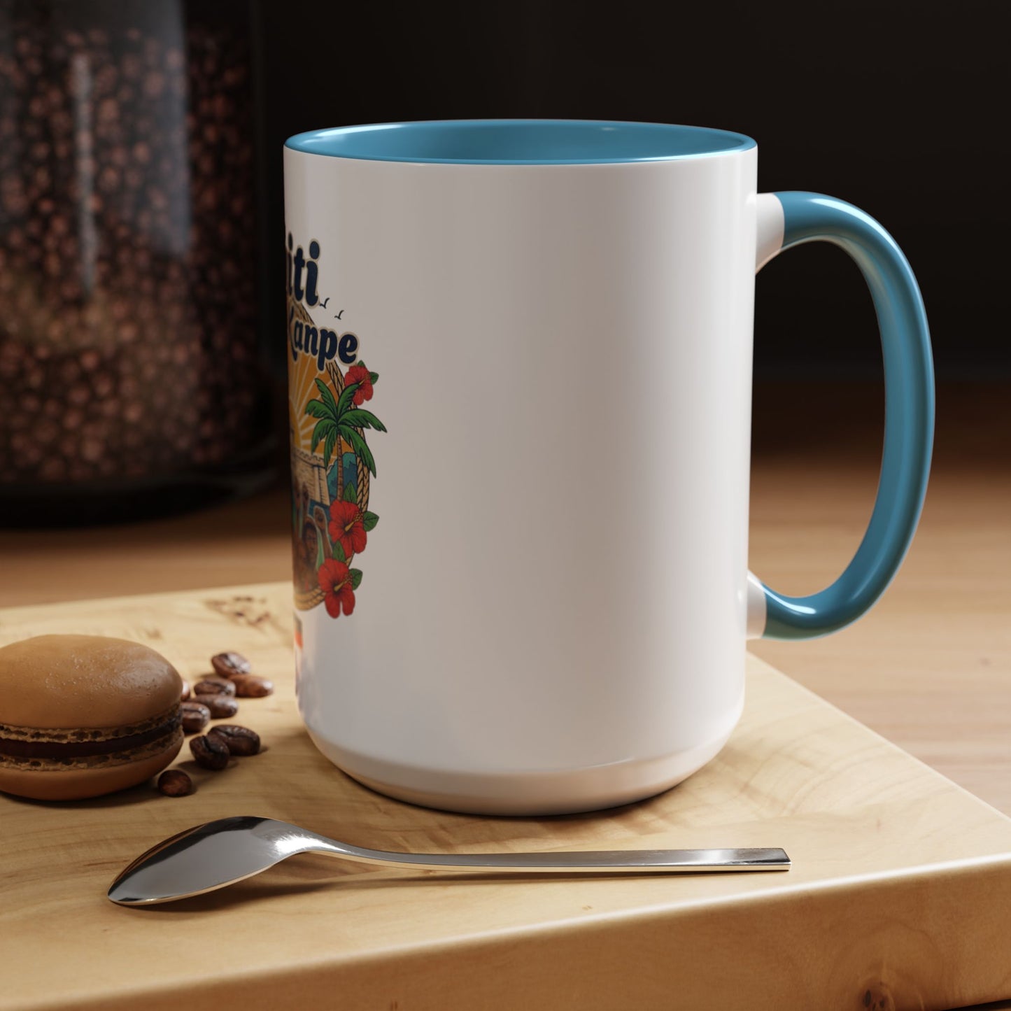 Ayiti Leve Kanpe Coffee Mug – Haitian Pride Accent Mug (11/15oz)