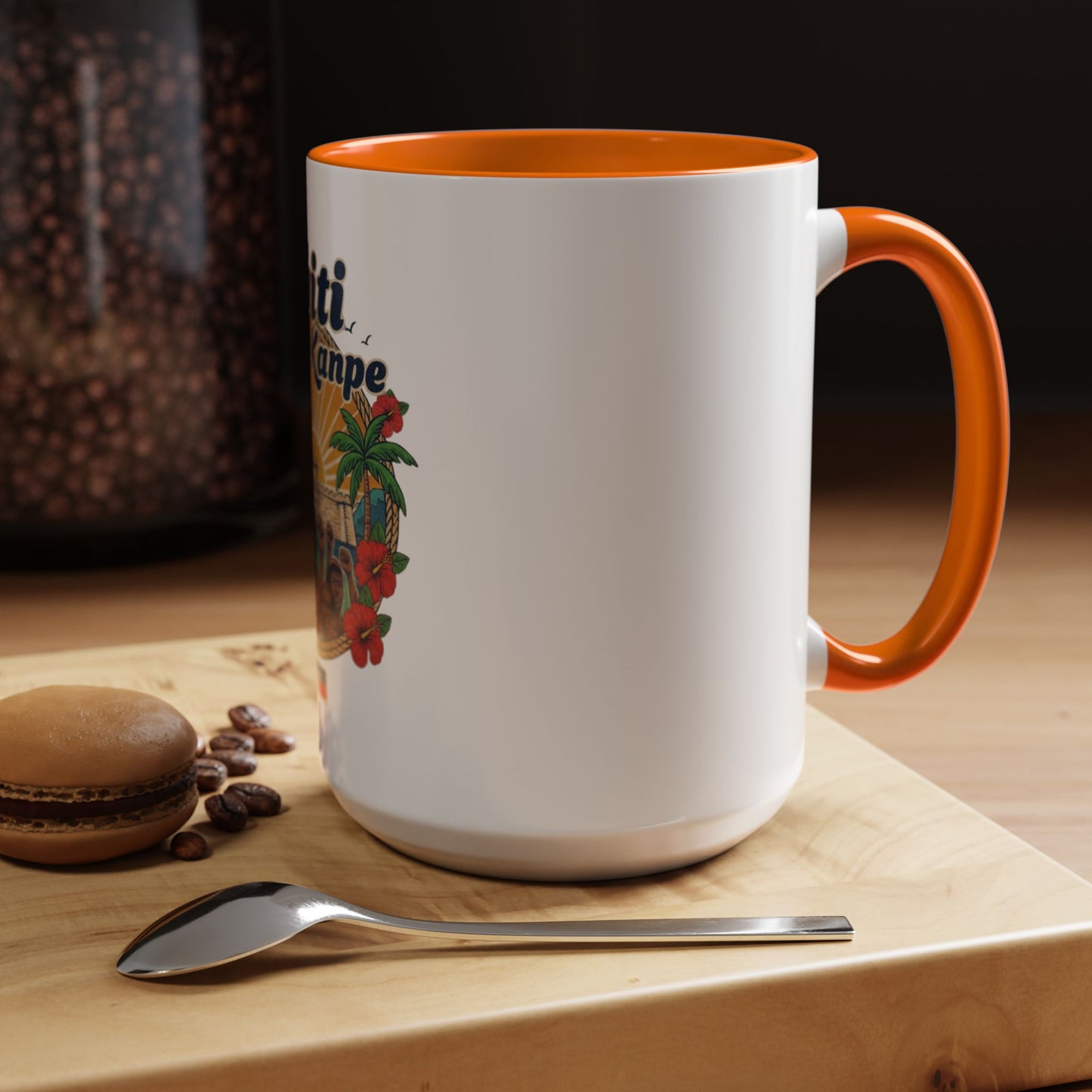 Ayiti Leve Kanpe Coffee Mug – Haitian Pride Accent Mug (11/15oz)