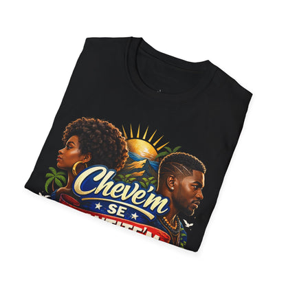 T-Shirt — "Chevem Se Identite'm" Afro-Caribbean Pride Graphic Tee