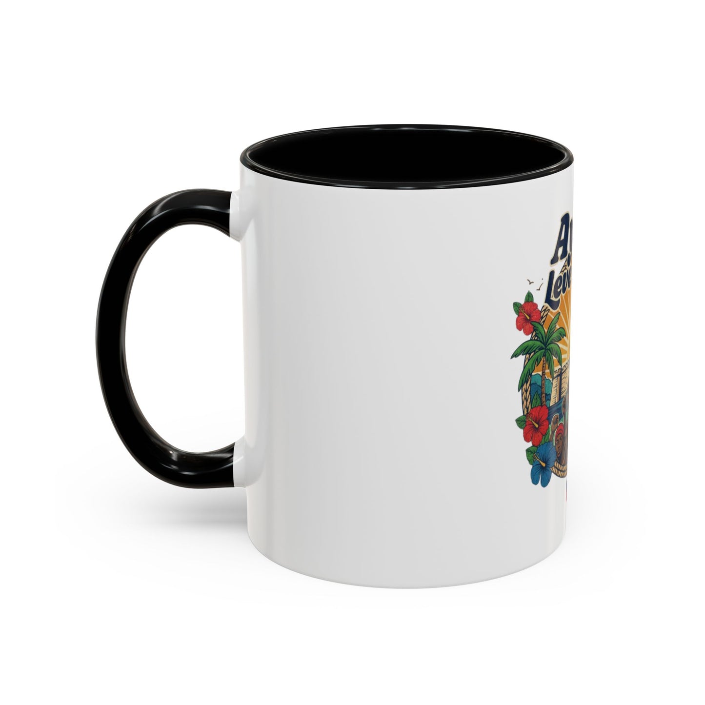 Ayiti Leve Kanpe Coffee Mug – Haitian Pride Accent Mug (11/15oz)