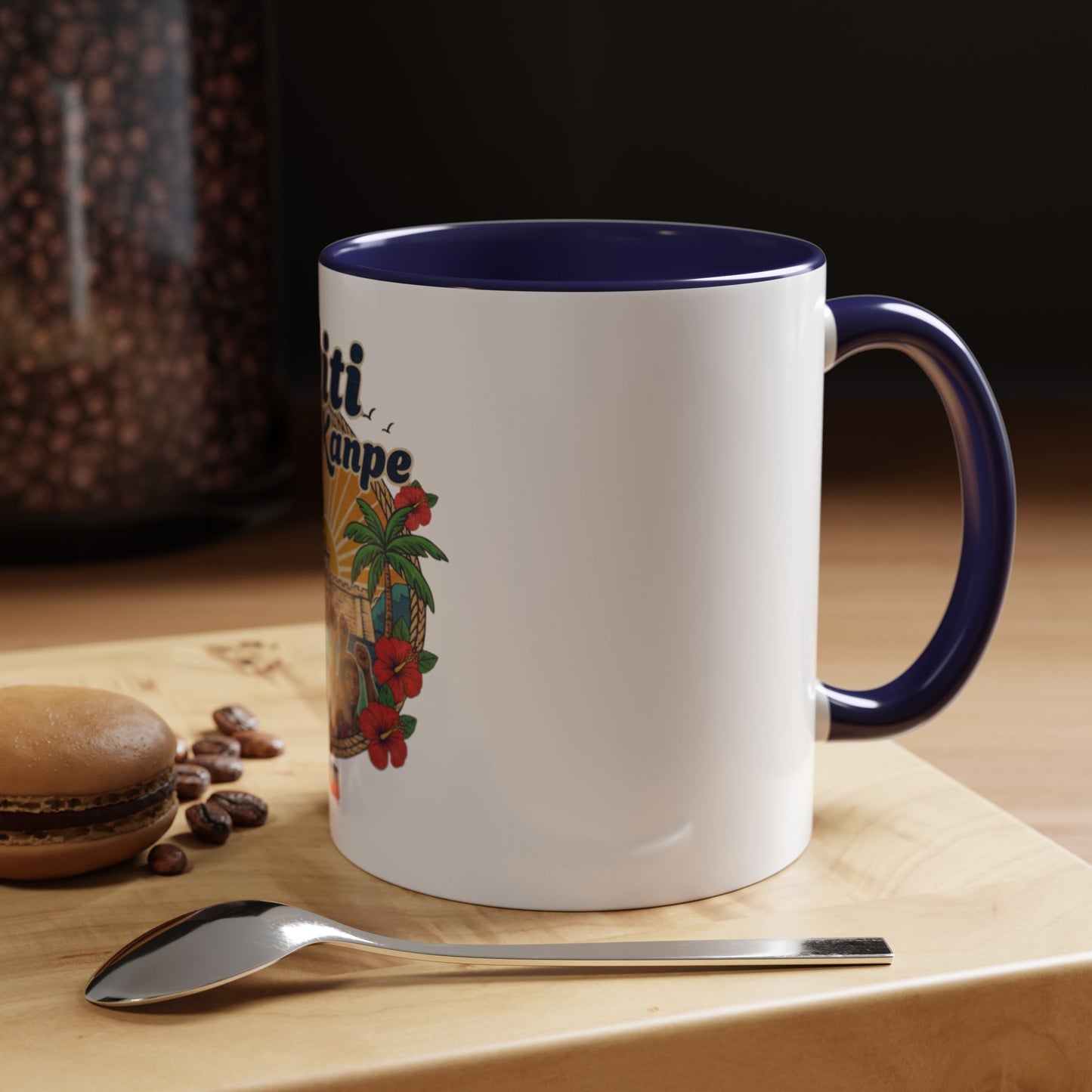 Ayiti Leve Kanpe Coffee Mug – Haitian Pride Accent Mug (11/15oz)