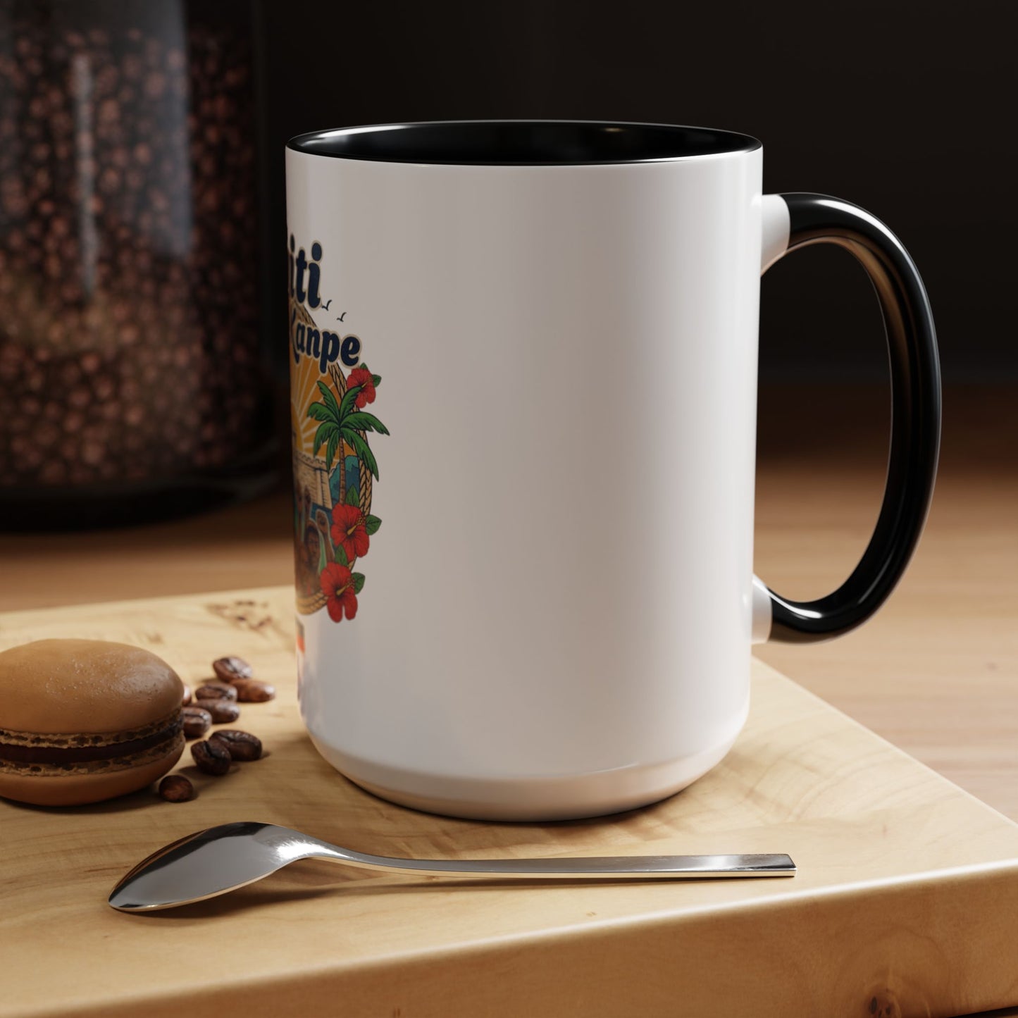 Ayiti Leve Kanpe Coffee Mug – Haitian Pride Accent Mug (11/15oz)