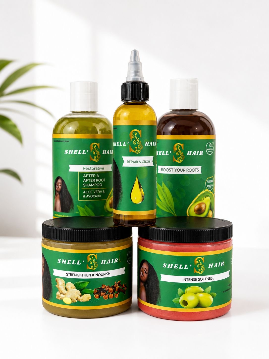 5 hair Products_Special Kit_ Grandi Cheve w
