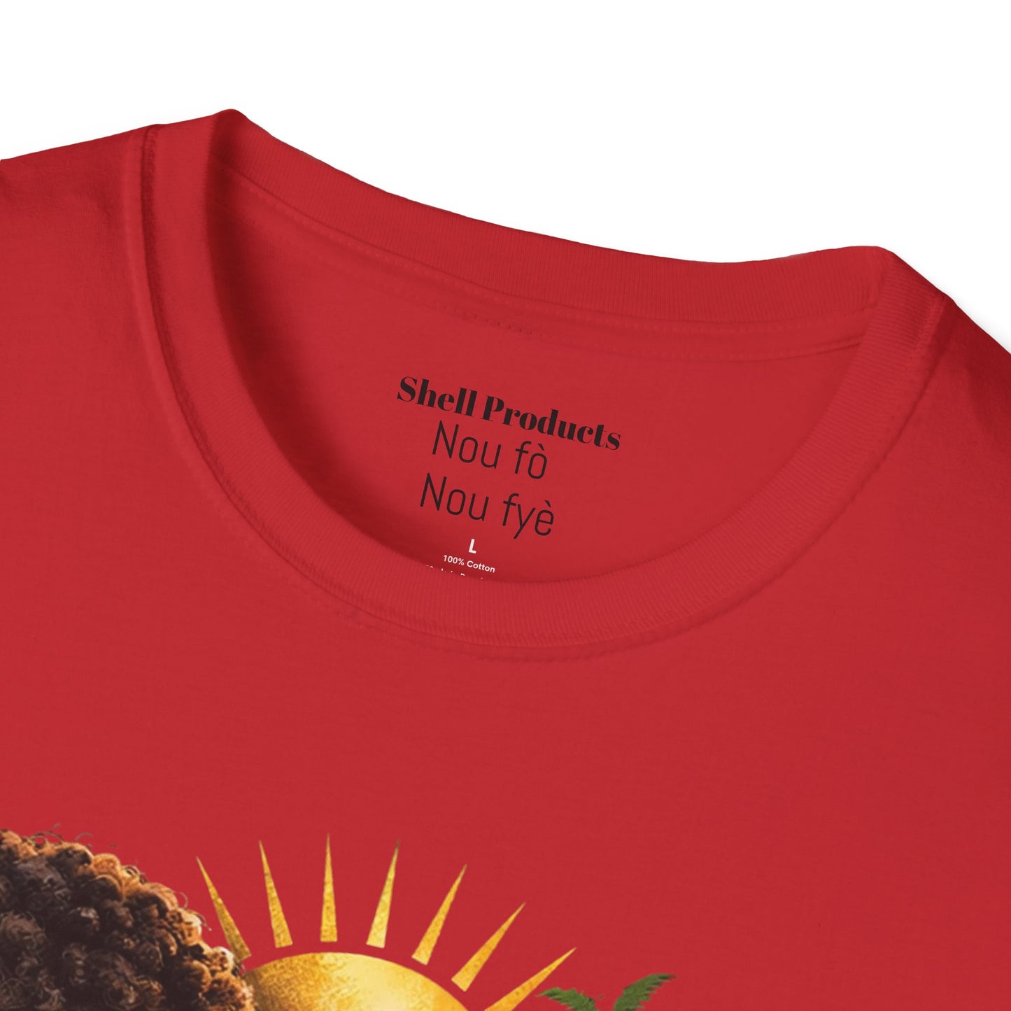 T-Shirt — "Chevem Se Identite'm" Afro-Caribbean Pride Graphic Tee