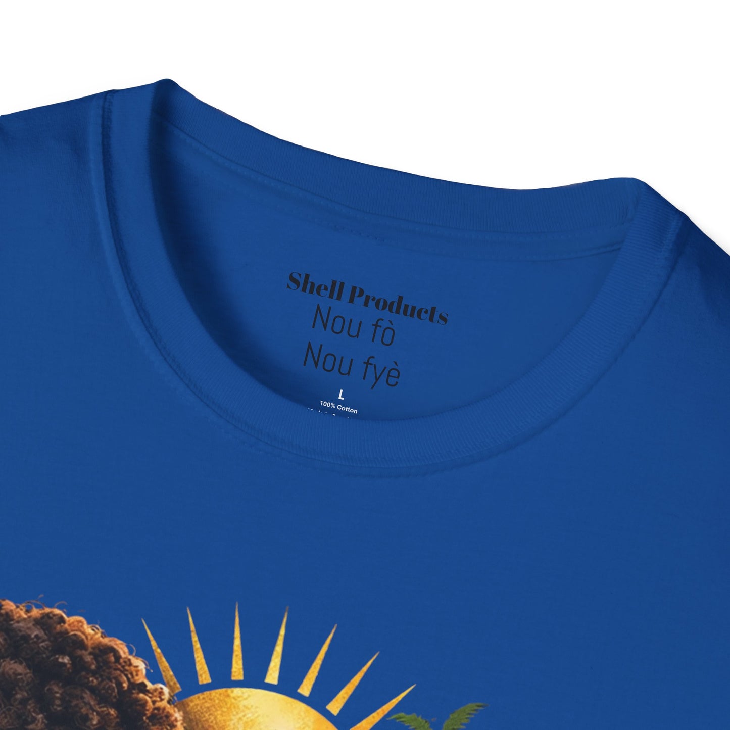 T-Shirt — "Chevem Se Identite'm" Afro-Caribbean Pride Graphic Tee