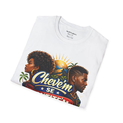 T-Shirt — "Chevem Se Identite'm" Afro-Caribbean Pride Graphic Tee