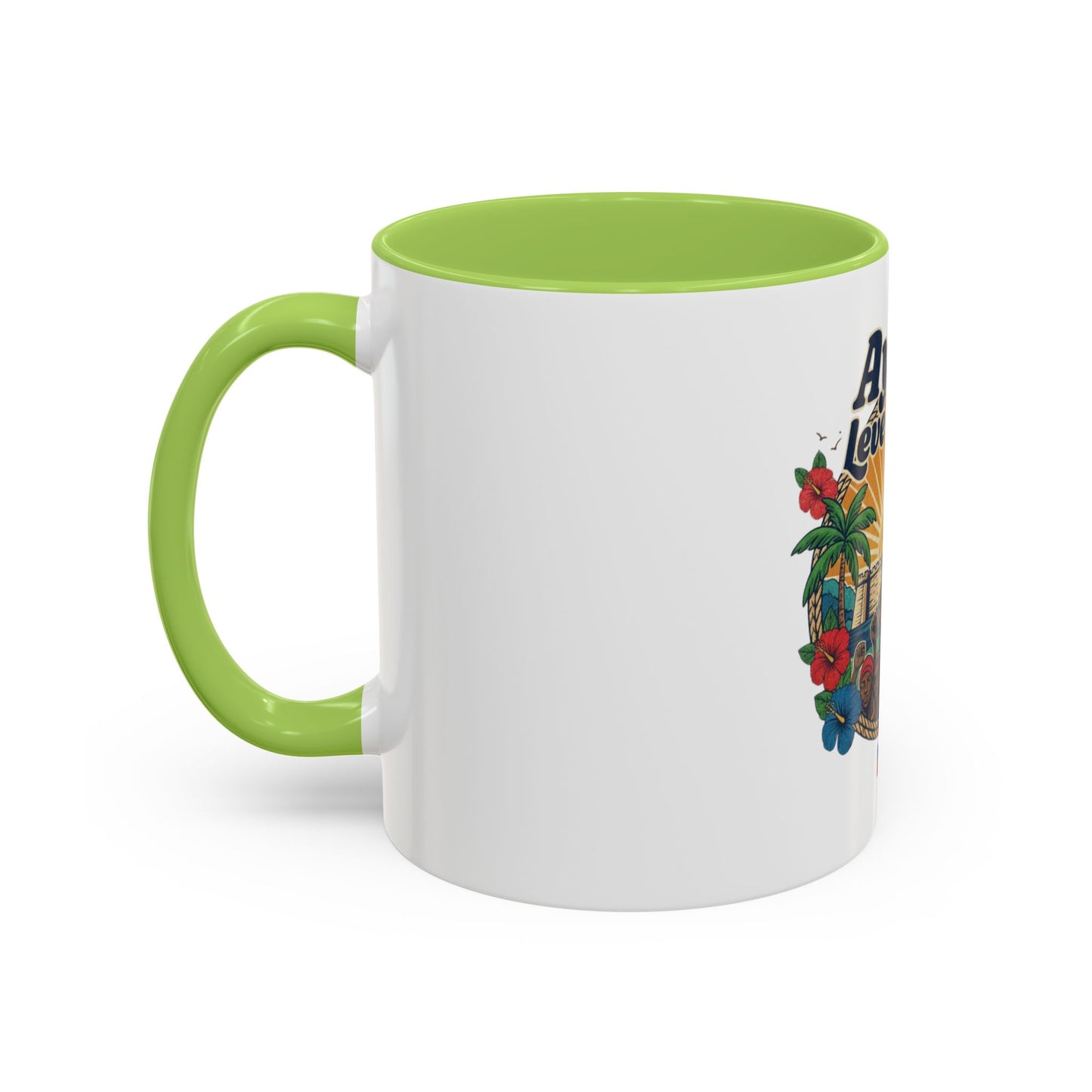 Ayiti Leve Kanpe Coffee Mug – Haitian Pride Accent Mug (11/15oz)