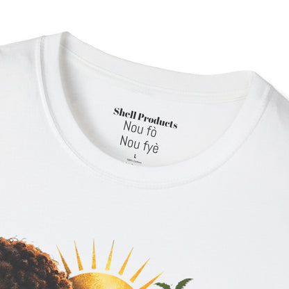 T-Shirt — "Chevem Se Identite'm" Afro-Caribbean Pride Graphic Tee