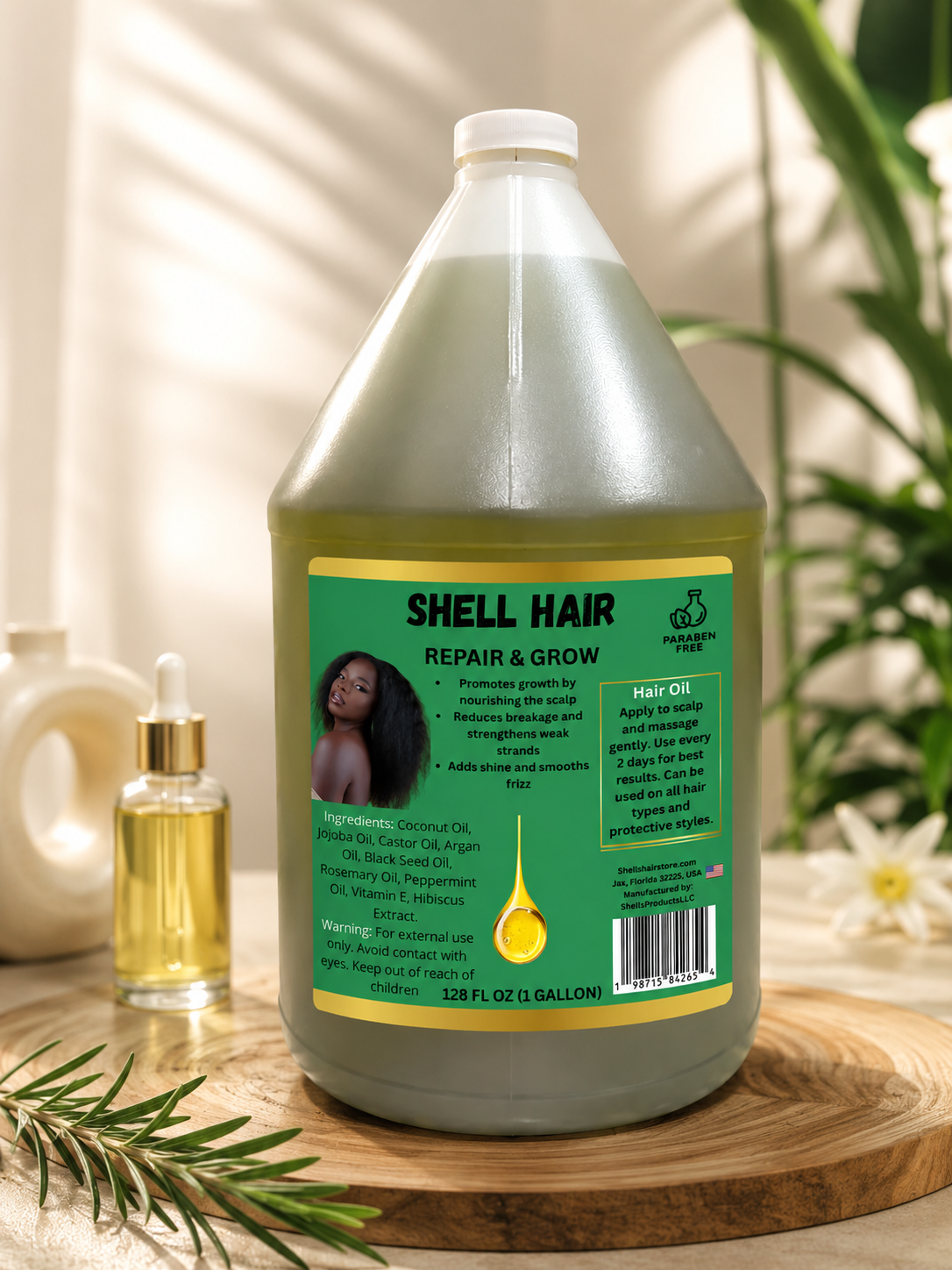 Gallon of Shell Hair oil 128 fl oz